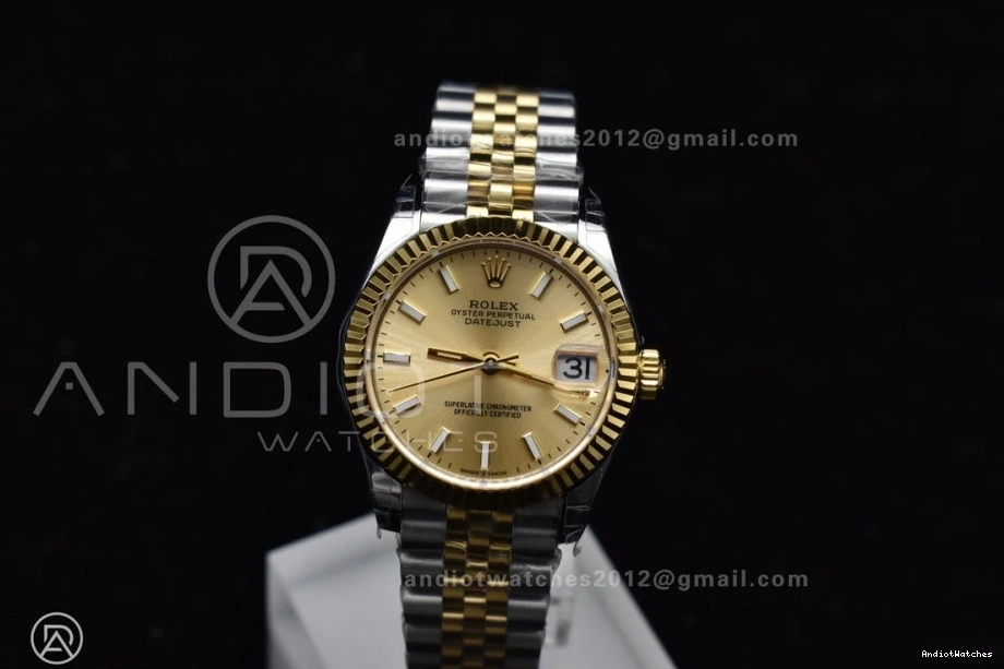 Stick 278273 GSF Steel 31 Bracelet 316L Breathable Gold President DateJust 549 On Dial Ladies YG Markers 0114